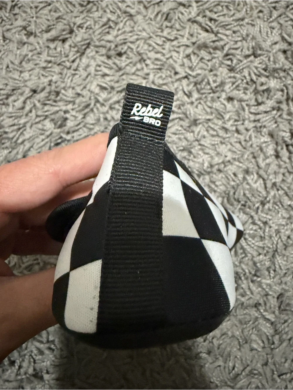 Rebel Bro- *Never Worn* Kids Black and White Slip-On Water Shoes XL 11-12C